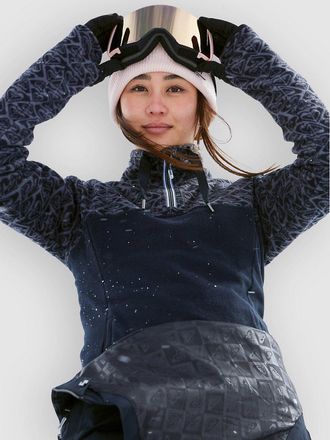 Roxy Sayna Half Zip Sweater zwart