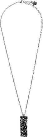 Versace Collana con logo inciso - Argento