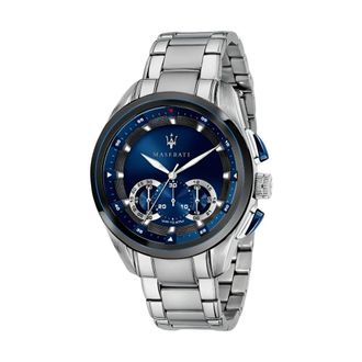 Maserati Accessoires, Heren, Grijs, ONE Size, R8873612014 Chronograaf Horloge