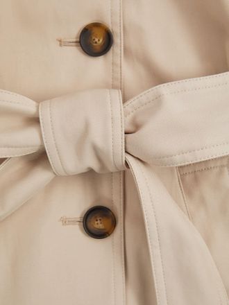 Reiss Stone Hooded Insert Trench Coat, 10