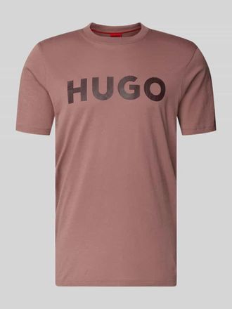 HUGO BOSS Regular Fit T-Shirt aus reiner Baumwolle Modell DULIVIO in Altrosa, Gr&ouml;&szlig;e XXL