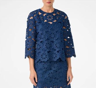 Trina Turk Kabosu Top In Indgo