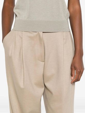 Fabiana Filippi Womens Pleated-Front Trousers Aw25 W