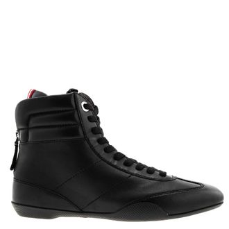 Bally Asha Leather High-Top Sneakers, Brand Size 37.5 ( US Size 7 )