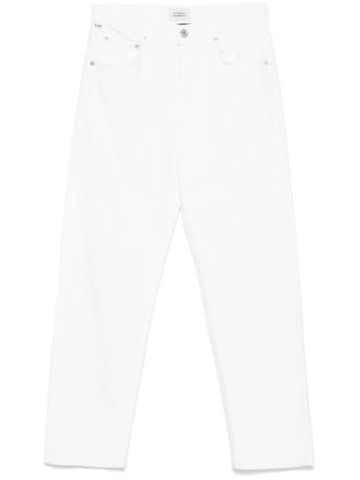 Citizens Of Humanity logo-patch jeans - White