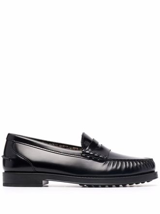 Tod's Leren loafers - Zwart