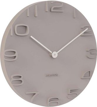 Karlsson Karlsson On The Edge Reloj De Pared Gris C&aacute;lido 42 Cm