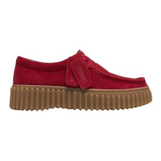 Clarks Torhill Bee Veterschoenen - Dames - Schoenen - Rood - Maat: 37 1/2 EU Leer