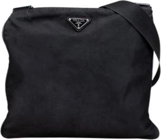 Prada Pre-owned Cross Body Bags, female, Black, Size: ONE SIZE Pre-owned Cross Body Bag