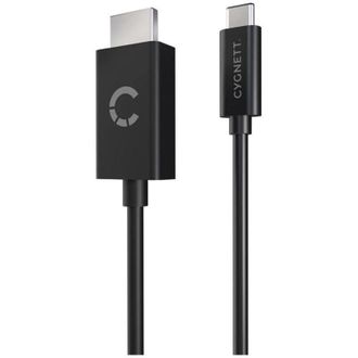 Avery Cygnett Cy3305hdmic Adaptador De Cable De V&iacute;deo 1,8 M Usb Tipo C Hdmi Negro
