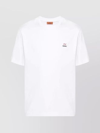 Missoni handcrafted mesh crew neck t-shirt