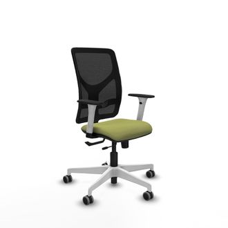 Piqueras y Crespo Silla De Oficina Piqueras Y Crespo Motilla Blanco Soporte Lumbar