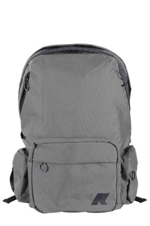 K-Way Green Anais Two-Way Zip Nylon Backpack