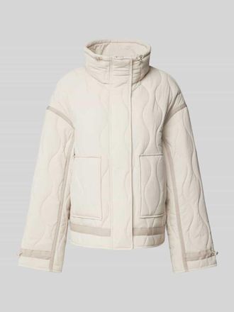 Jake*s Casual Steppjacke mit Eingrifftaschen in Offwhite, Gr&ouml;&szlig;e 46