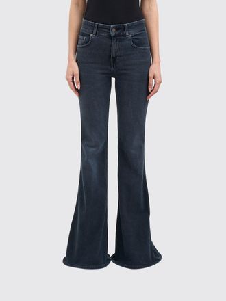 Haikure Jeans Farrah a zampa Haikure in denim riciclato