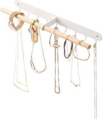 Yamazaki Tableware Porta-Gioielli da Parete in Legno e Metallo - Yamazaki