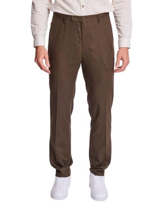 Paisley & Gray Downing Linen-Blend Pant