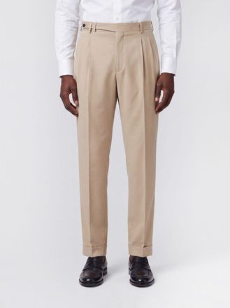 Pantaloni Torino Pantaloni sartoriali slim fit in gabardine con pince