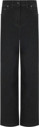 Max Mara Gelato Jeans - Dames - Loose Fit Jeans - Zwart - M - Katoen - Jeans