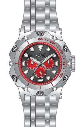 Invicta Reserve 49179 Heren Horloge - Quartz Uurwerk - Roestvrij Staal met Grijze Wijzerplaat - 51mm