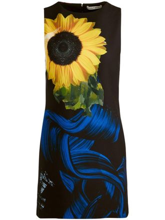 Alice & Olivia Clyde Aline mini dress - Black