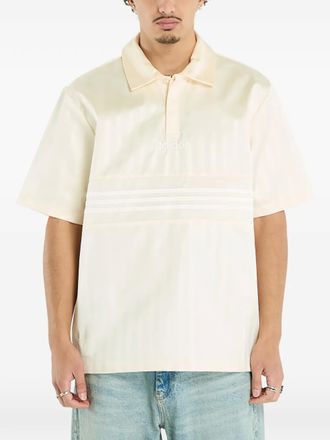 adidas Polo con dettaglio a righe - Toni neutri