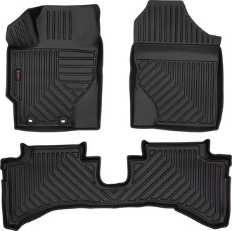 OEM Alfombrillas De Goma 3d Para Coche: Toyota Yaris Iii (gasolina, 2011-2019) - Borde De 5 Cm