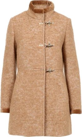 Fay Virginia Wollenmix Jas - Dames - Mantel - Bruin - S - Wol - Jassen