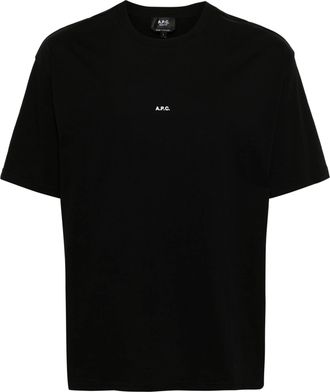 A.P.C. T-Shirt Boxy Micro Logo von Gots
