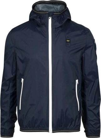 Blauer Lichtgewicht Jas - Heren - Zomerjassen - Blauw - XL - Nylon - Jassen
