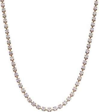 Alex and Ani Crystal Tennis Chain Necklace in Gold at Nordstrom