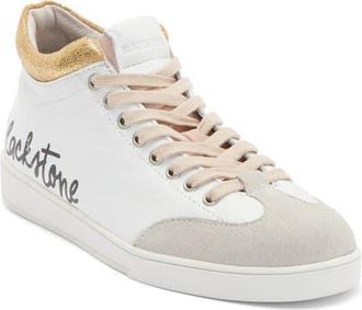 Blackstone RL89 Mid Top Sneaker in White/cameo Rose at Nordstrom, Size 10Us