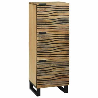 vidaXL Alto Marr&oacute;n 40 X 33 X 110 Cm Madera Maciza De Mango Vidaxl
