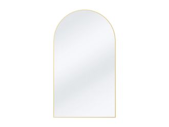 Vente-Unique Gran espejo en arco de aluminio - An. 110 x Alt. 190 cm - Dorado - OLYVEN