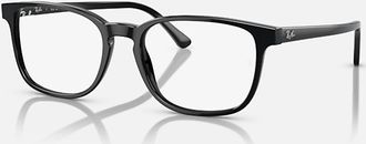 Ray-Ban Womens Pillow Eyeglasses In Polished Black