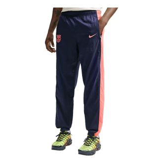 Nike x F.C. Barcelona Third Total 90 Pants Midnight Navy Bright Mango HQ9758-410