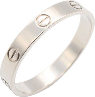 Cartier Silver White Gold (18K) Band Ring (Pre-Owned)