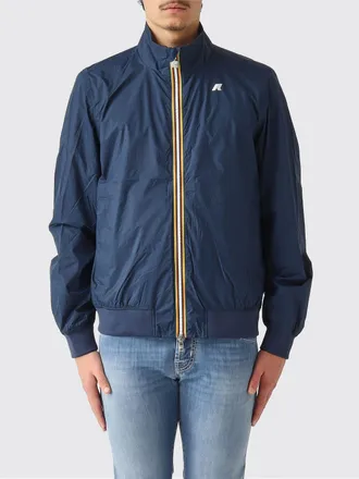 K-Way Bomber ARSENE PLUS.2 di nylon con logo K-way