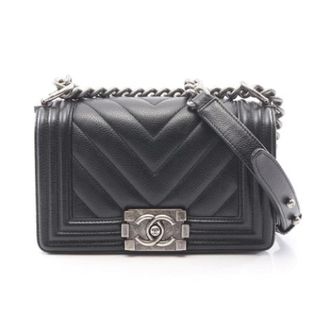 Chanel Pre-owned Vintage Schoudertas - Dames - Pre-owned - Zwart - Maat: ONE Size Leer