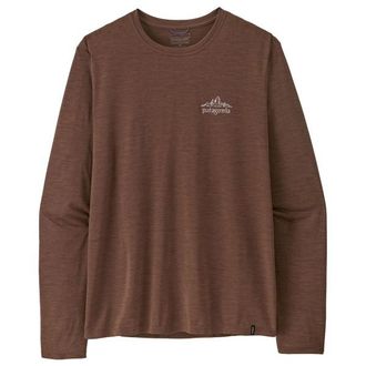 Patagonia L/S Cap Cool Daily Shirt Cloud Crag Funktionsshirt f&uuml;r Herren | braun