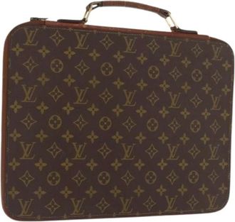 Louis Vuitton Pre-owned Handbags, female, Brown, Size: ONE SIZE Pre-owned Vintage Business Bag