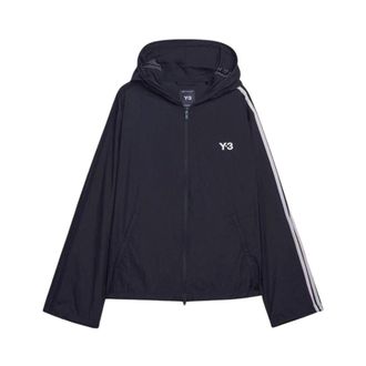 Yohji Yamamoto Light Jackets, male, Black, Size: XL Nyl Wire 3S TT