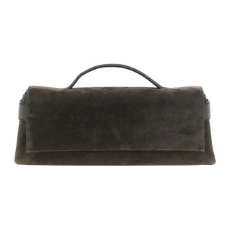 Brunello Cucinelli Essence Clutch - female - Brunello Cucinelli - Handbags - Brown - ONE SIZE - Bags