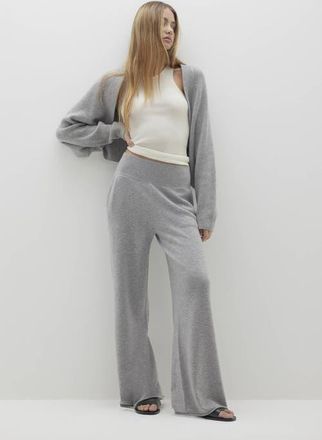 Naked Cashmere Antoinette Ribbed Cashmere Shrug in Shadow Heather at Nordstrom, Size Medium