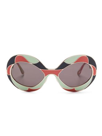 Marni Eyewear Land of Revelations sunglasses - women - Metal - 58 - Gold