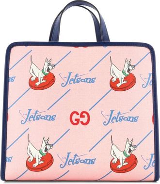 Gucci Childrens medium canvas shopper met print - Blauw