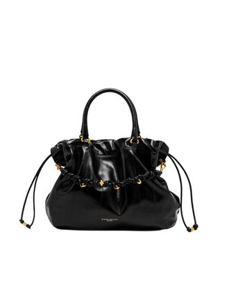 Gianni Chiarini Black Morgana Leather Shoulder Bag