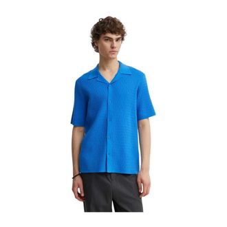 Sams&oslash;e & Sams&oslash;e Hombre, Camisas, Azul, Talla: S