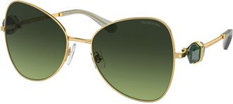 Swarovski SK7002 40032A Womens Sunglasses Gold Size 57