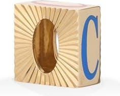 Adina Reyter Initial Bead Charm in Yellow Gold C at Nordstrom